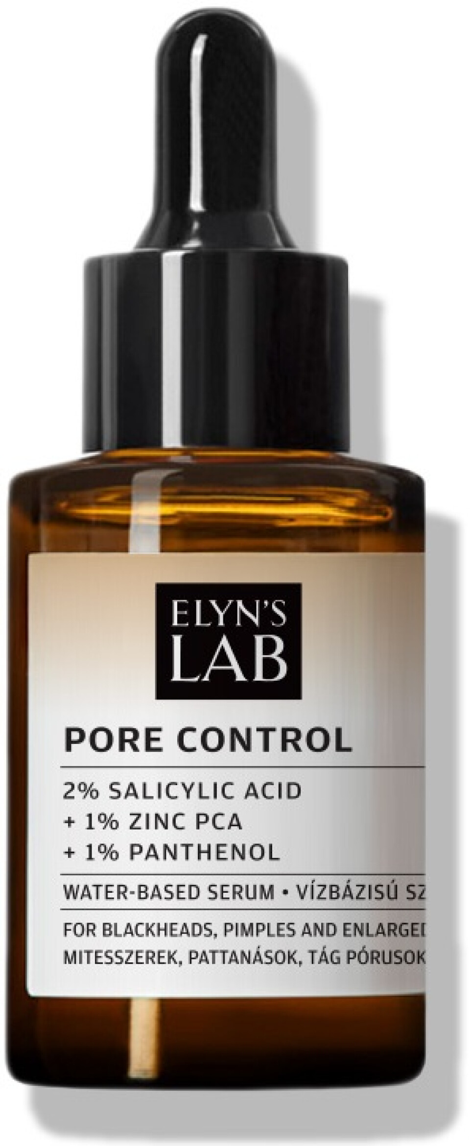 Elyn's Lab Pore Control 2% Szalicilsav + 1% Cink PCA + 1% Panthenol Szérum