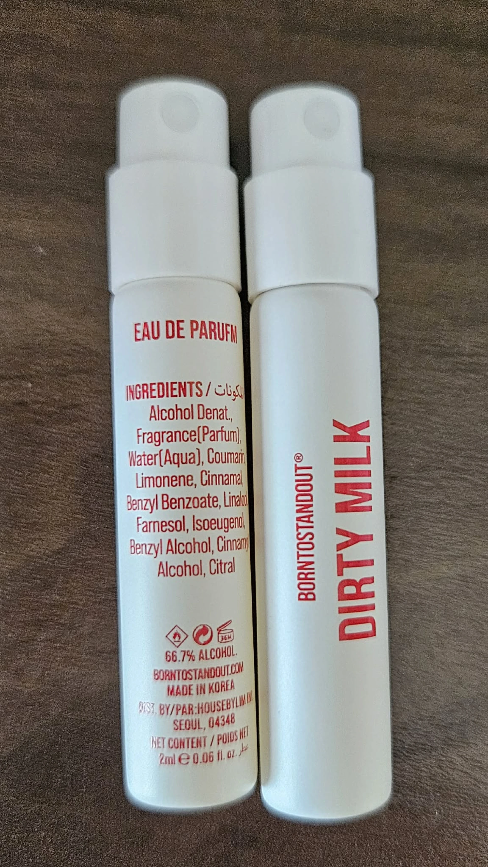 Borntostandout Dirty MILK EDP