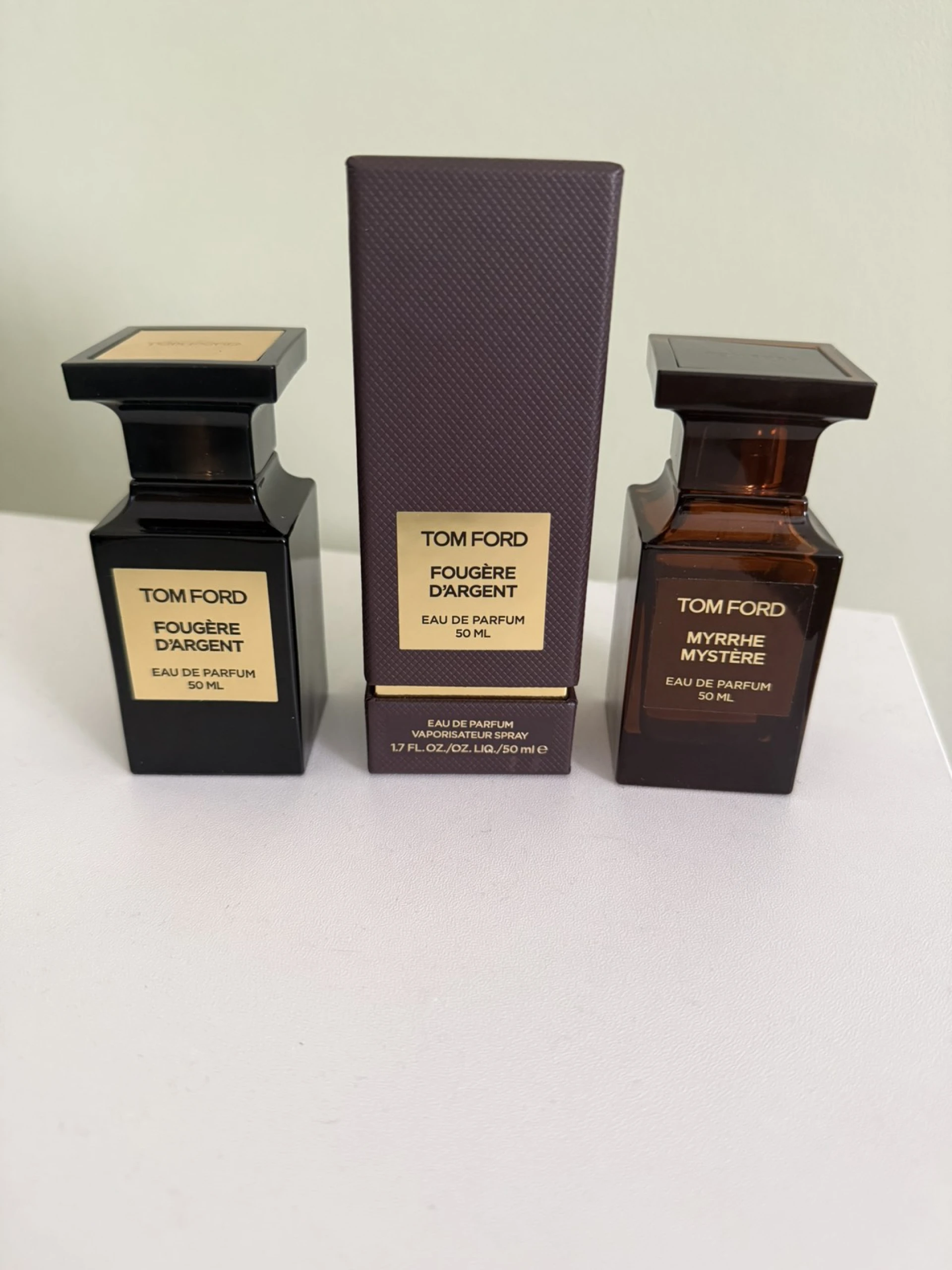 Tom Ford Fougére d'Argent EDP 50 ml és Tom Ford Myrrhe Mystére 50 ml