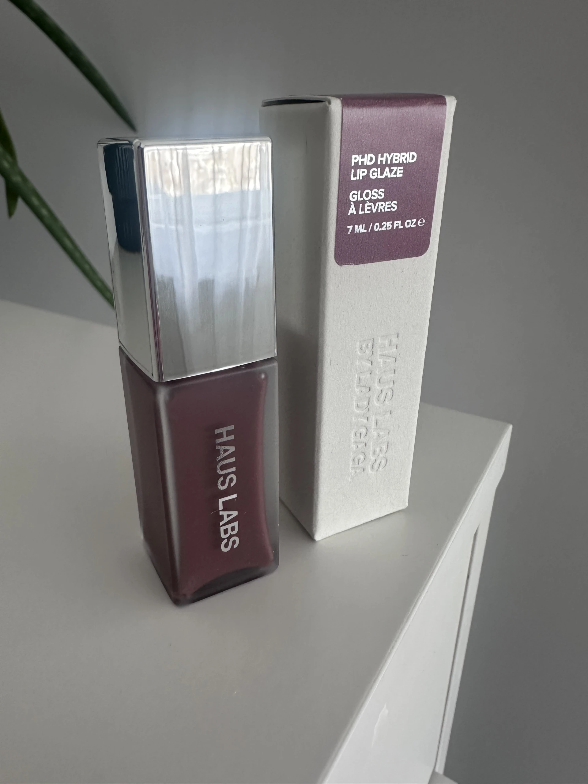 Haus Labs PhD hybrid lip glaze - cocoa